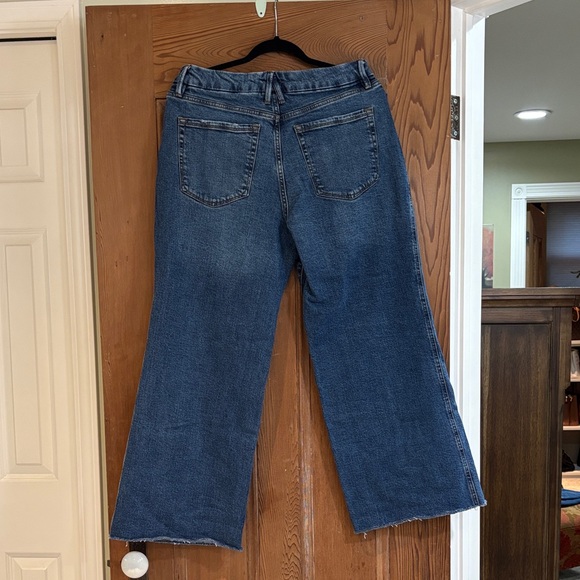 Good American Dark Blue Flare Jeans Size 12 - Picture 2 of 4